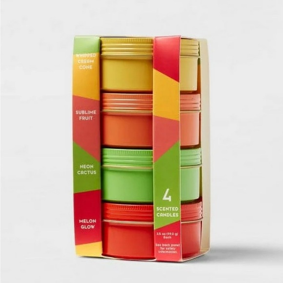 Colorful Summer Scented Candle Set - Picture 1 of 1